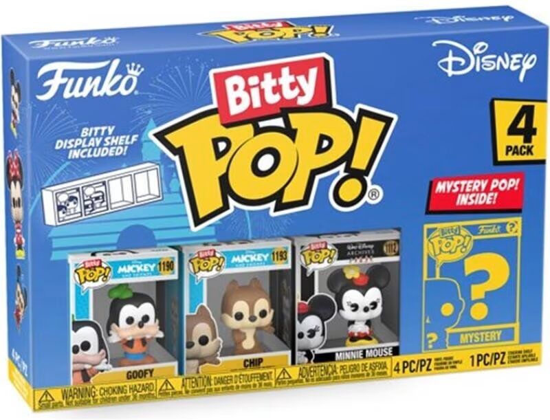 Funko Bitty Pop Disney Goofy 4pk Talla Única Unisex