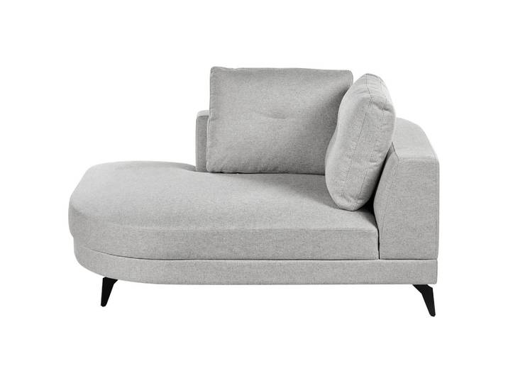CHAISELONGUE Kunstleinen Grau Yuri