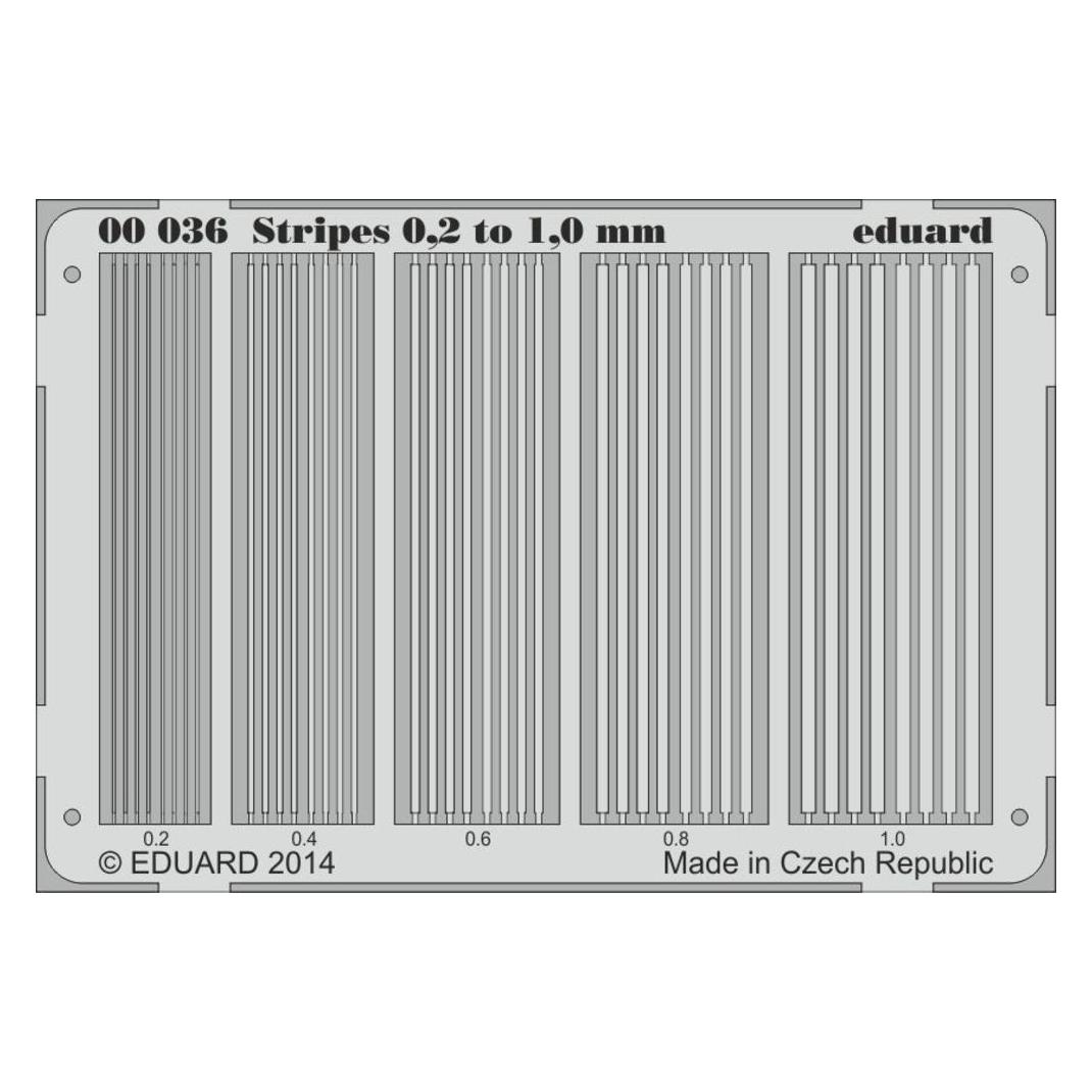 Eduard Stripes 0.2 to 1 mm (00036)