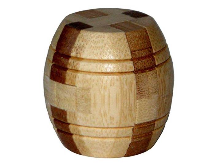 Eureka Bamboo Barrel Puzzle