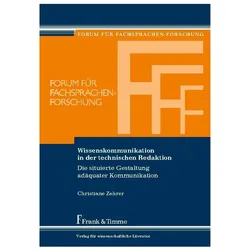 Wissenskommunikation in der technischen Redaktion, Fachbücher von Christiane Zehrer
