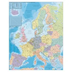 STIEFEL Eurocart Organisationskarte »Europa« 97 x 119 cm