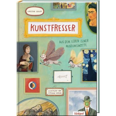 Kunstfresser – Aus dem Leben einer Museumsmotte, Gebundene Ausgabe von Christine Ziegler, Südpol Verlag GmbH, 978-3-96594-109-0