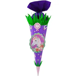 Goldbuch Bastelset Schultüte 70cm Reitsport