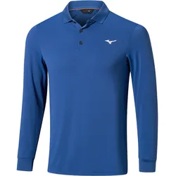 Mizuno Polo Temper, langarm , blau