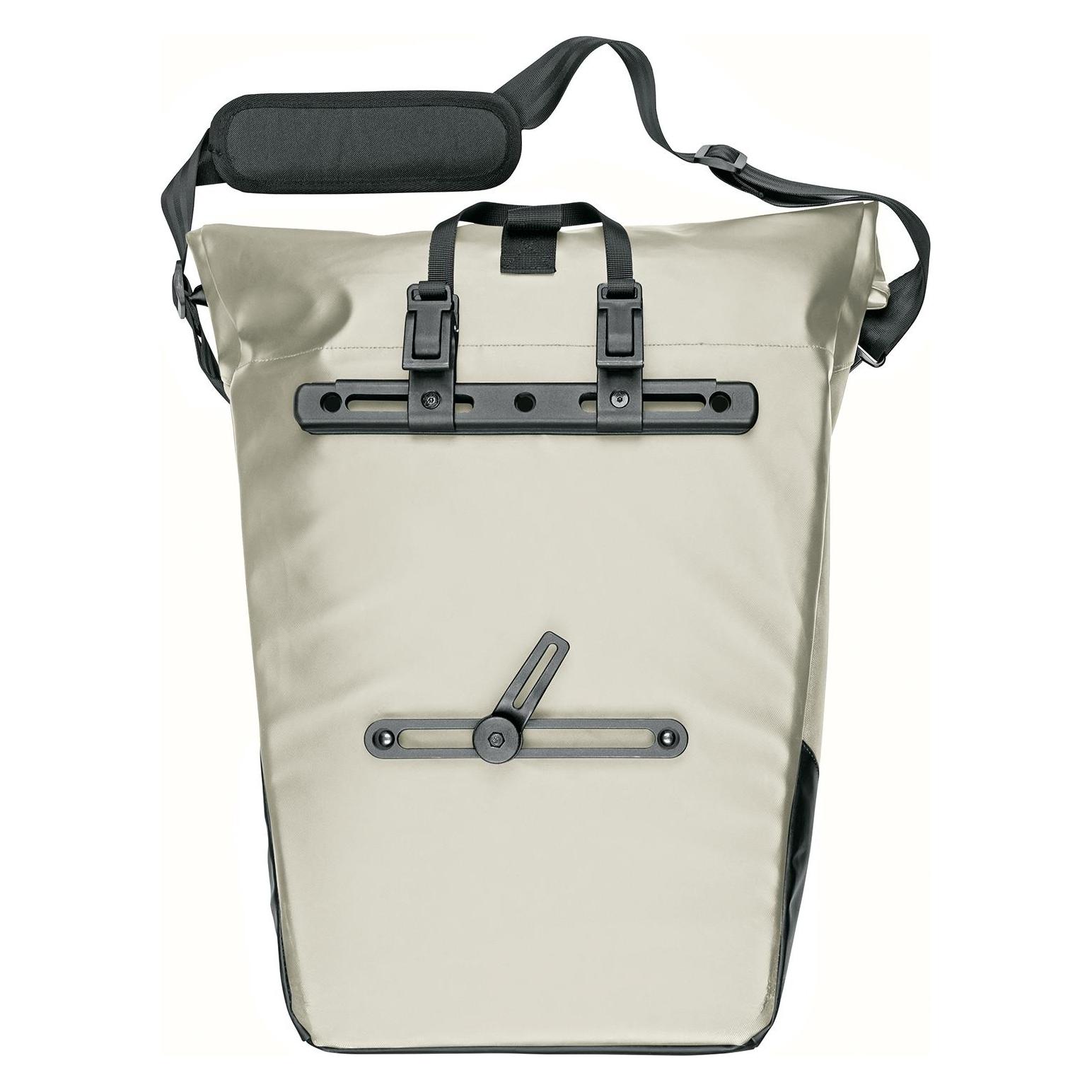 SKS Seitentasche Infinity Urban Sidebag Sand grau-schwarz (20 l, Gepäckträgertasche) (12096)