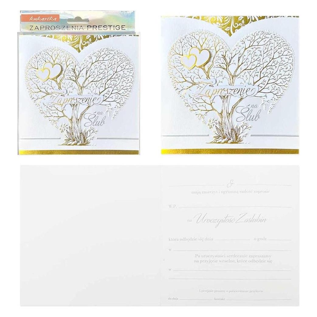 Teka Hochzeitseinladung 5 Stück (5 Stk.) (47993003)