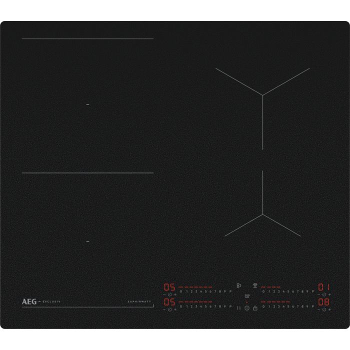 AEG TI64IB1BIZ autarkes 60 cm Induktions Kochfeld/Herdplatte 4 Zone(n) 949 598 362