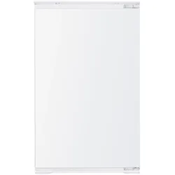 homeX CFB1181E Einbaukühlschrank mit Gefrierfach, 88cm Nische - 118 Liter, Schlepptürtechnik, LED-Beleuchtung, 37 dB