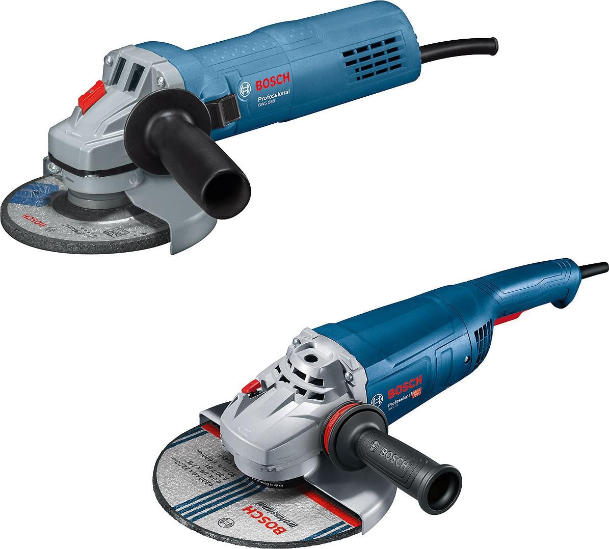 Bosch Professional 2-delige hoekslijperset met GWS 22-230 J en GWS 880