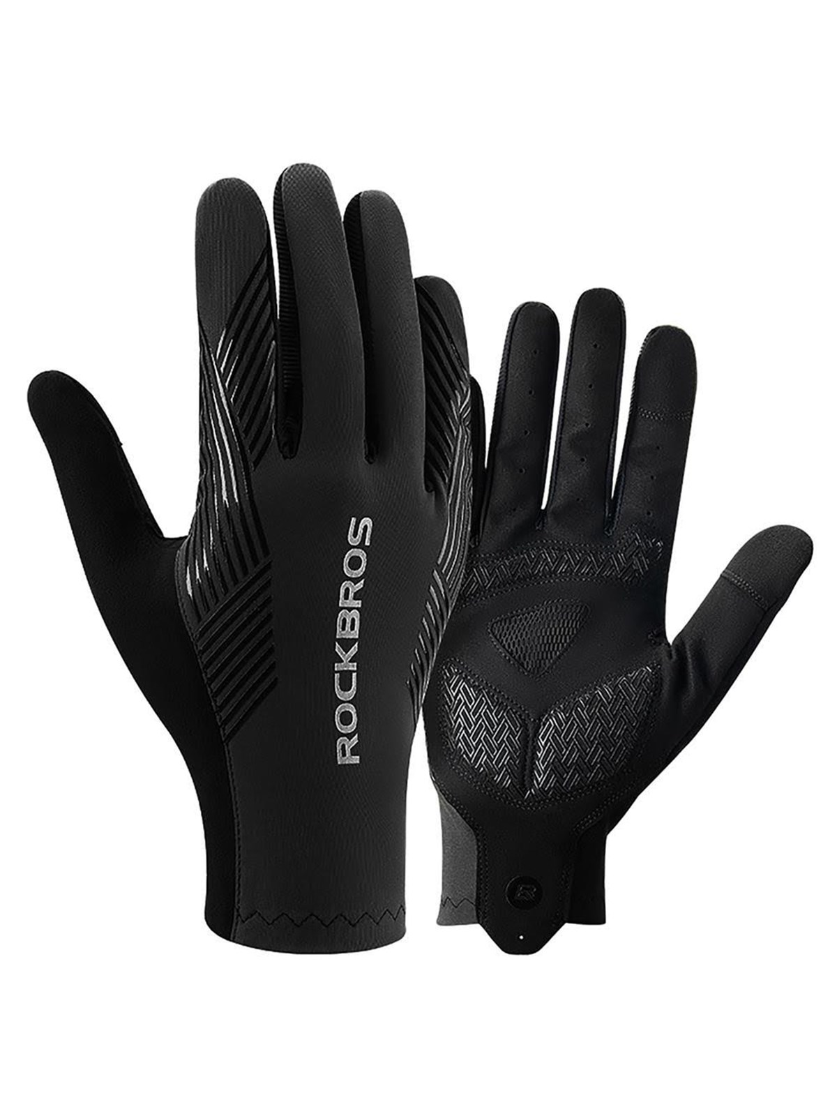 Rockbros cycling gloves spring/summer/autumn full size: XXL - black