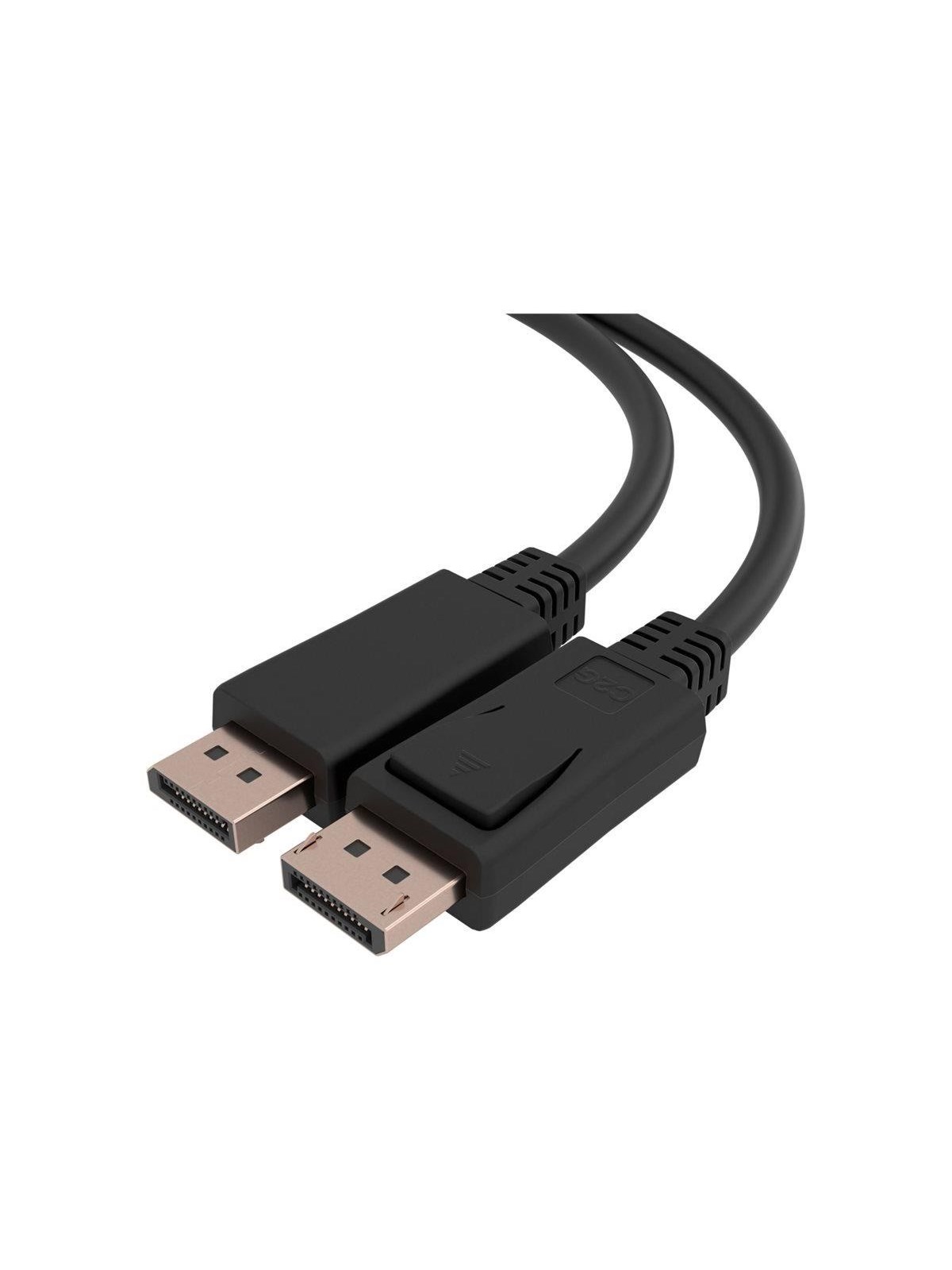 C2G 10ft (3m) TAA-Compliant DisplayPort Cable with Latches - 8K 60Hz - DisplayPort cable - DisplayPort to DisplayPort - TAA Compliant - 3 m