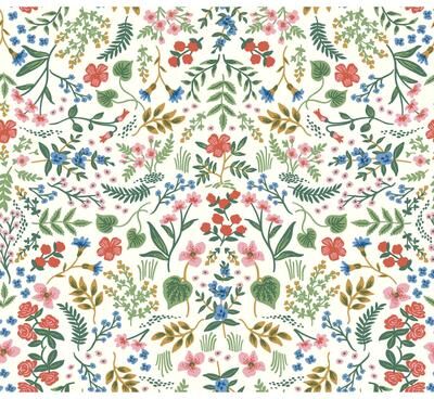 Rifle Paper Co. Wildwood Rose Peel and Stick Wallpaper