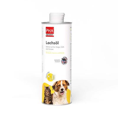 PHA Lachsöl f.Hunde/Katzen/Pferde 500 ml Öl