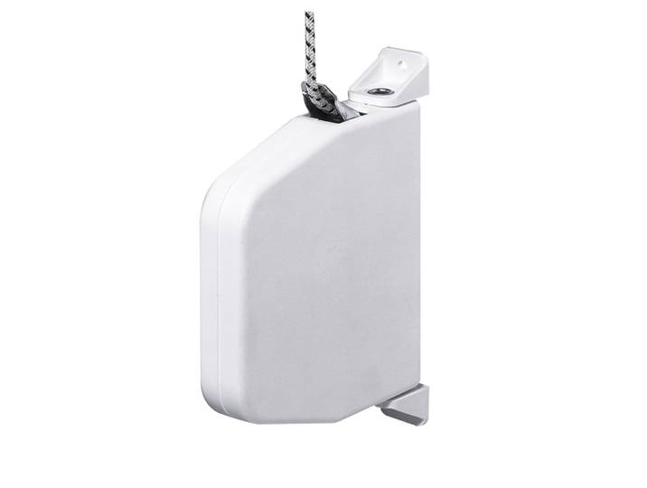 JAROLIFT Rollladen Mini-Schnurwickler AUFPUTZ schwenkbar, weiss