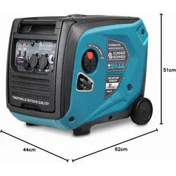 "Könner & Söhnen" Inverter-Generator KS 4000iE S ATS - 4kW Nennleistung - Benzinmotor - 230V