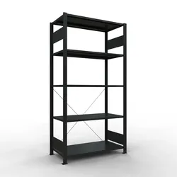 SCHULTE Regal MULTIplus150 32650-S 200x100x50cm schwarz