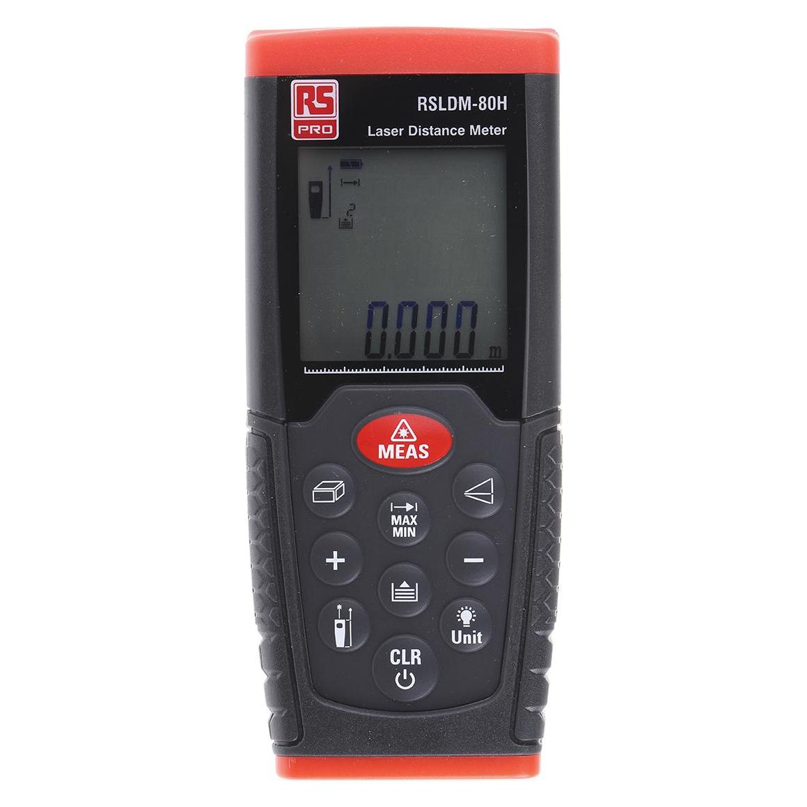 RS PRO 80m Distance Meter (80 m, Laserentfernungsmesser) (1268819)