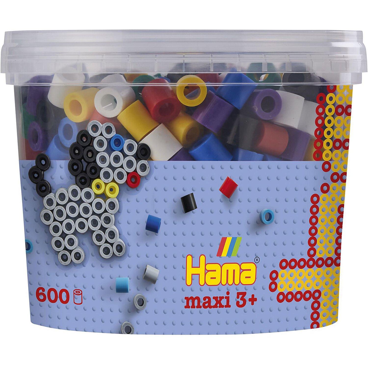 Hama Bügelperlen-Mix "Grundfarben", Maxi-Perlen