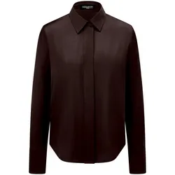 Bluse Seide Fadenmeister Berlin braun, 46