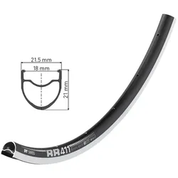 DT Swiss RR 411 Felge 28 Zoll / 700C, 32 Loch