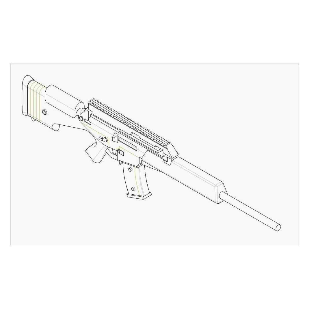 Trumpeter German Firearms Selection-SL8 2II(6guns) (00522)