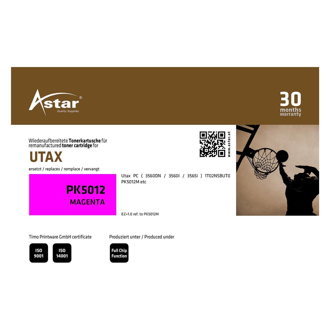 Astar AS20415 UTAX PK5012M P-C Toner (AS20415)