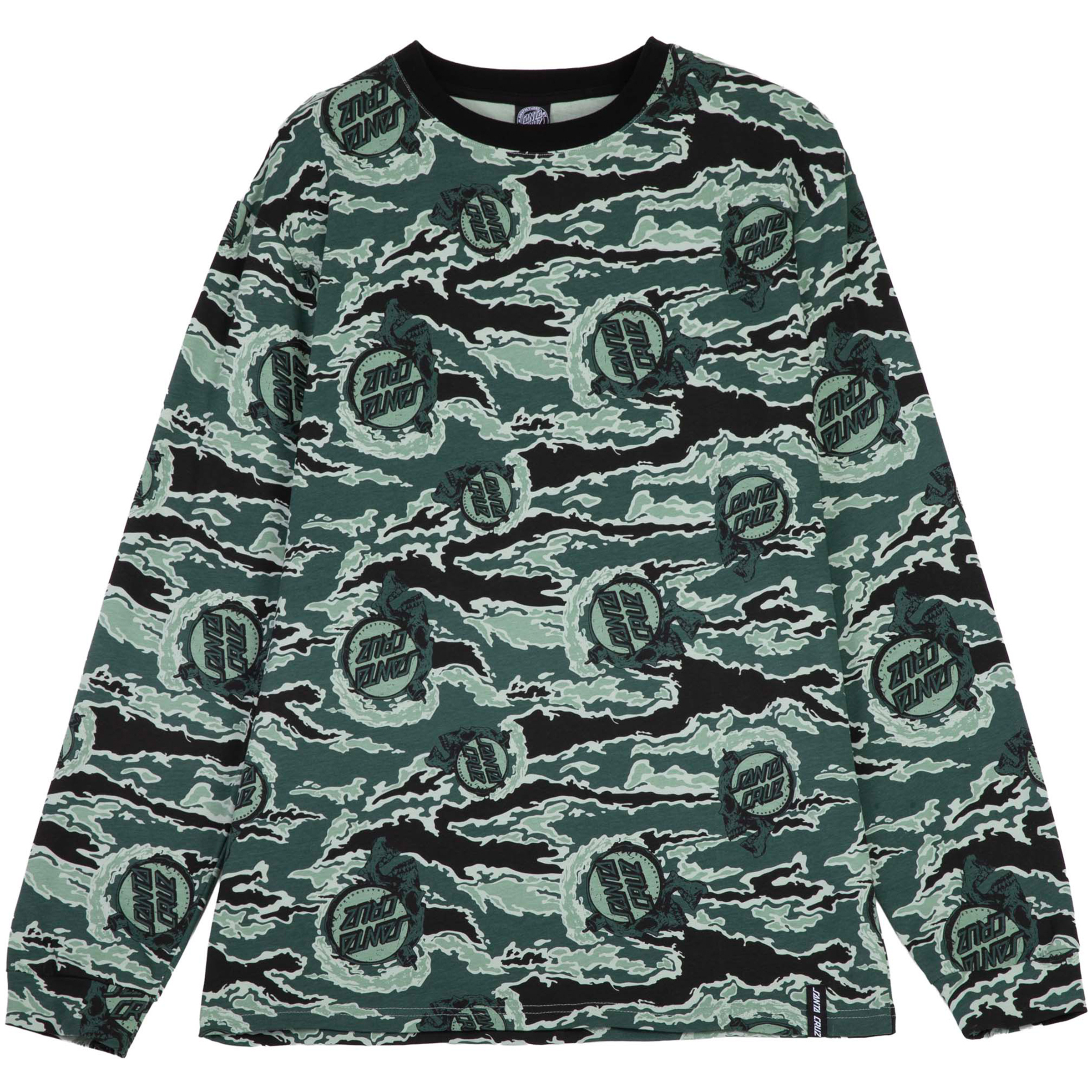 Santa Cruz Evan Herren Longsleeves gruen Größe M Hautfreundlich