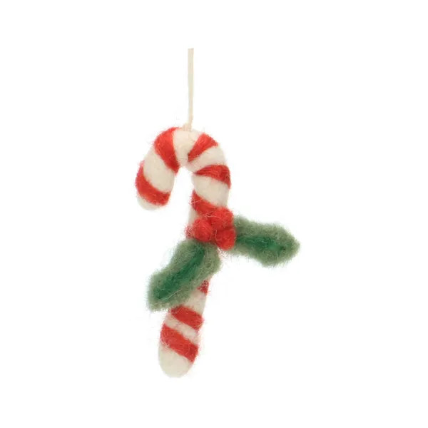 Dille & Kamille Kersthanger Candy Cane van Vilt