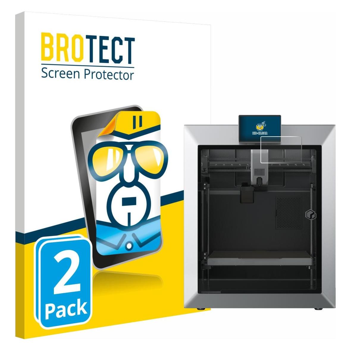 Brotect Schutzfolie für Qidi Tech Q2 Displayschutz Displayschutzfolie Folie Klar Transparent (1860737)