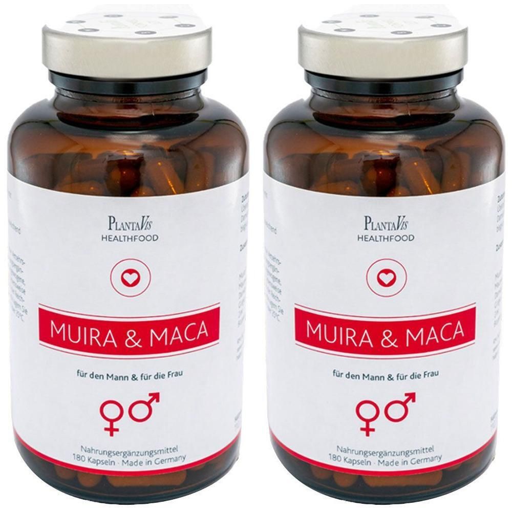 Muira & Maca für den Mann die Frau Kapseln 2x 2x180 St