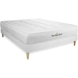 BETT Balmoral Memory-Schaum 140 x 220 cm h3 - Kit Bettgestell Weiß