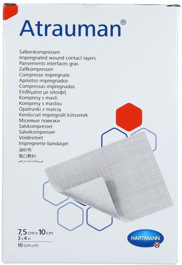 Atrauman 7,5x10 Cm Steril Kompressen 10stk
