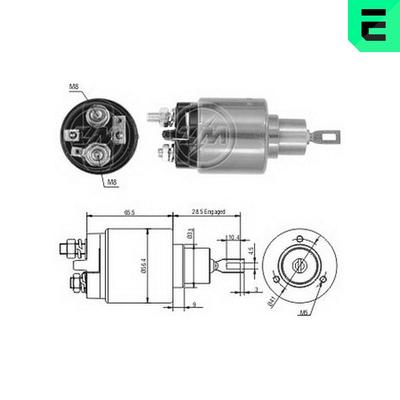 Era Magnetschalter, Starter [Hersteller-Nr. ZM1573] für Volvo