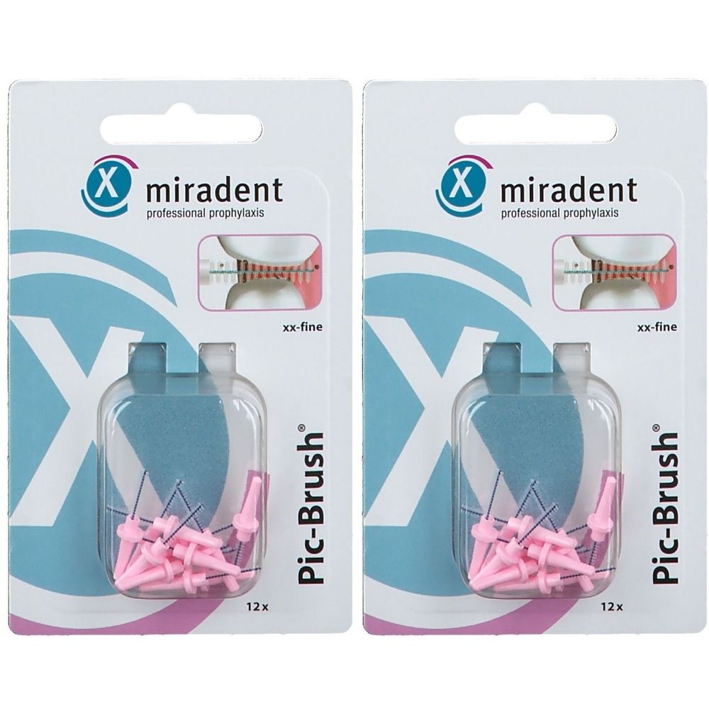 PIC Brush Interd Pink xx x2 2x12 St Zahnbürste
