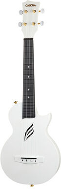 Cascha Carbon Concert Ukulele Set WH Blanc