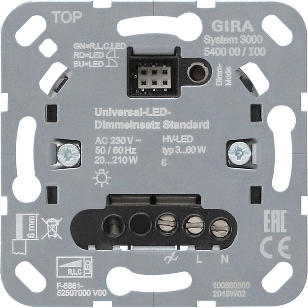 Gira Uni-LED-Dimmeinsatz standard 540000)