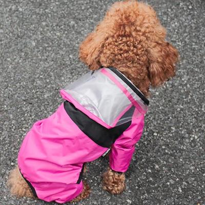 Uplifted Goods Professional Weatherproof Pet Performance Jumpsuit pink xs