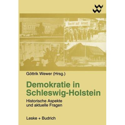 Demokratie in Schleswig-Holstein, Taschenbuch von , VS Verlag für Sozialwissenschaften, 978-3-8100-2028-4