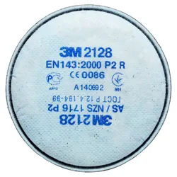3M Deutschland Partikelfilter Aktivkohle 2128 (VE20)