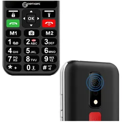 Geemarc CL8600 Seniorenhandy 4G mit grossem Display und Kamera, schwarz (2.80", 2 Mpx), Tastenhandy, Schwarz