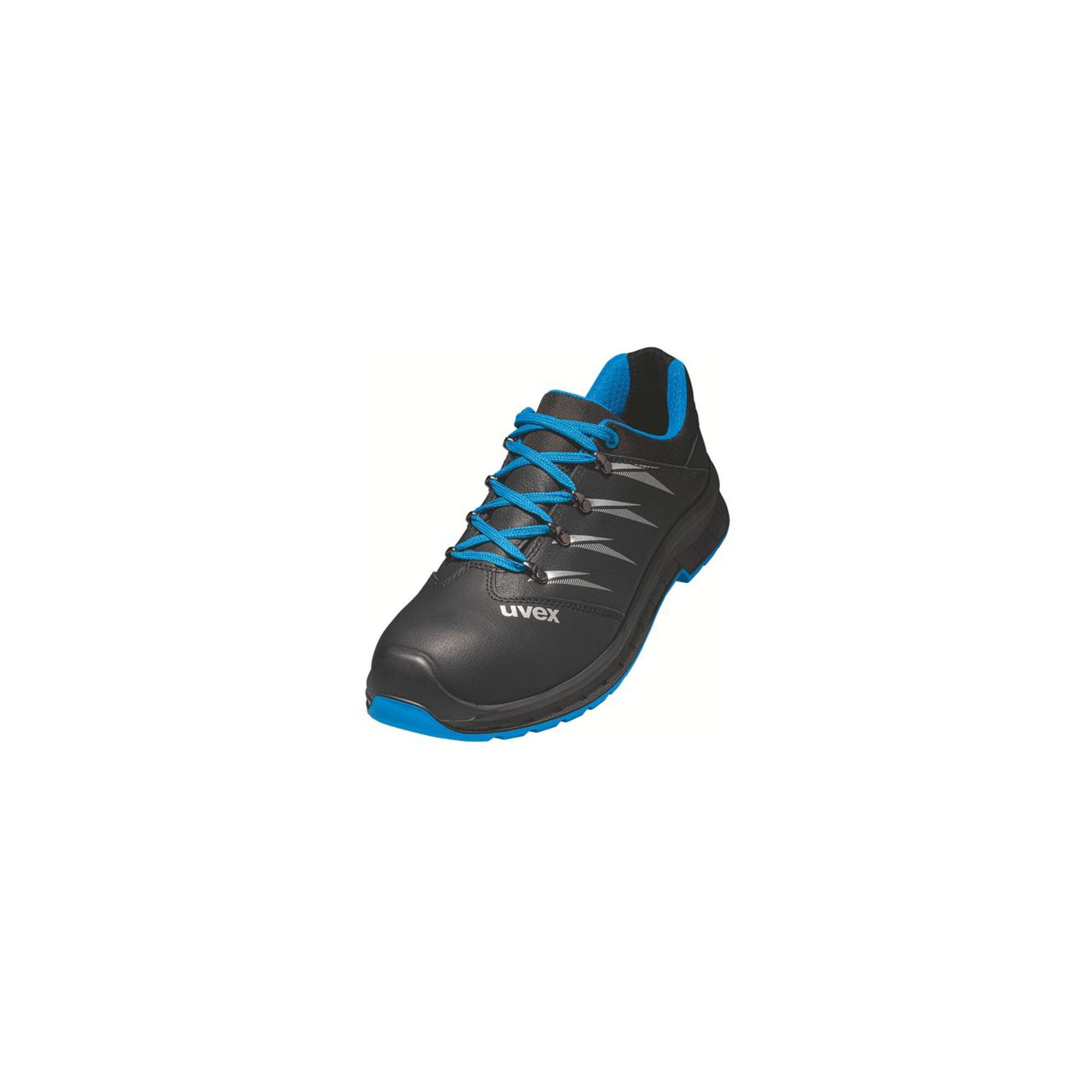 uvex Halbschuhe 2 trend S3 69341 blau schwarz Weite 10 Gr. 38 (6934138)