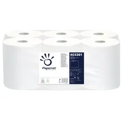 Handtuchrollen Werra Matic naturweiß 21 cm x 140 m 6 Rollen/Paket, Außenabwicklung, 2-lagig