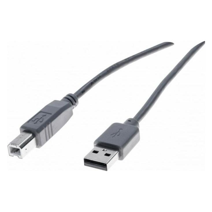 Exertis Connect USB 2.0 Kabel, USB St. A / USB St. B, 1,8 m USB-Kabel für Standardanwendungen (1.80 m, USB 2.0) (532408)