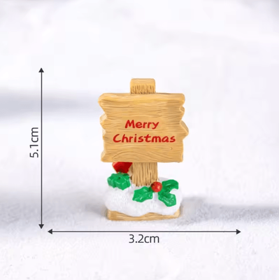 Inspire Curations Mini Resin Road Sign Decor DIY Fairy Garden & Dollhouse Micro Landscape Ornament a2