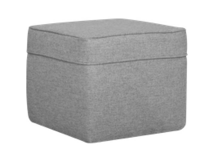 Pouf carré tissu Ondine
