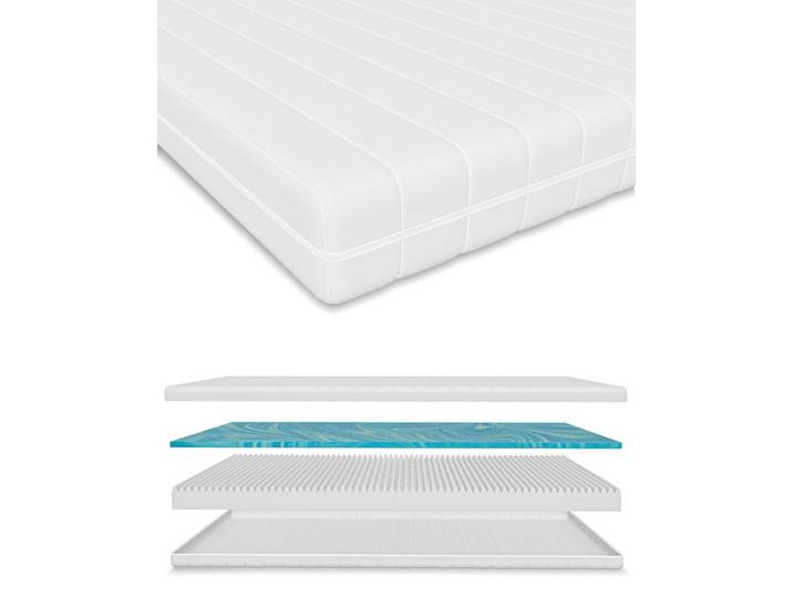 Gelschaummatratze Gelschaummatratze Höhe 15cm, Härtegrad H2/H3, Allergikerfreundlich, Schlaftroll, 15 cm hoch, 90x200cm, 140x200cm und weiteren Größen erhältlich