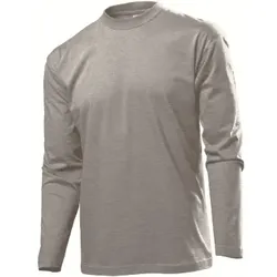 Stedman Classic Long Sleeve Men Dunkelgrau Baumwolle Small Herren