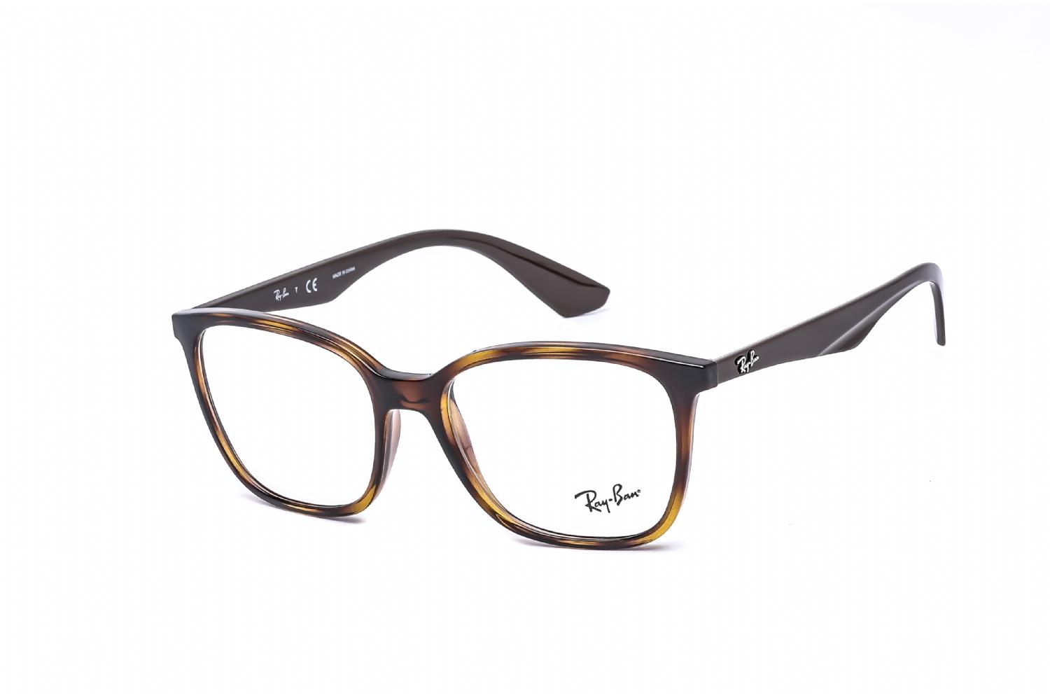 Ray-banbril RB7066 5577 Glanzende Havana 52 mm