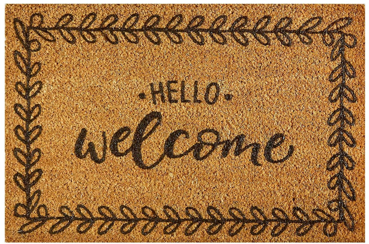 MD Entree Kokosmat Finesse Hello - 40 x 60 cm